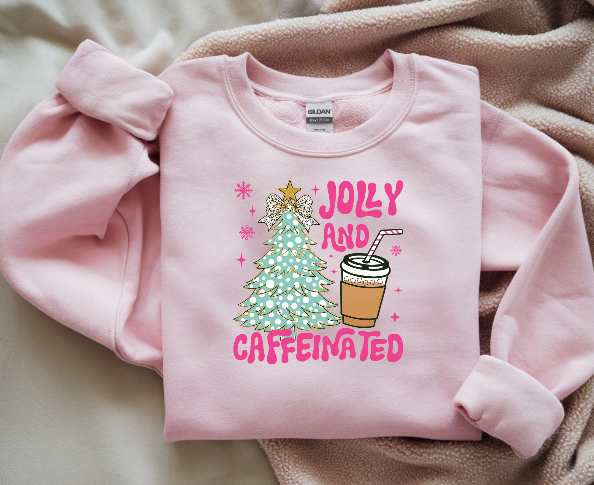 Pink Holiday Sweatshirt